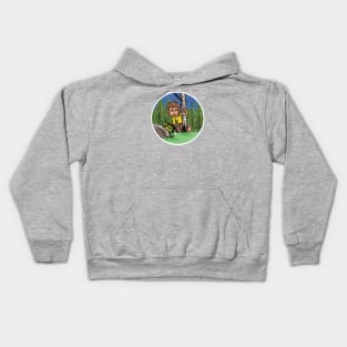 Bigfoot Lurking Kids Hoodie